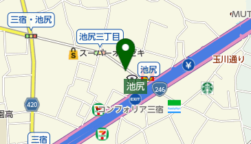 FairField池尻店の地図画像