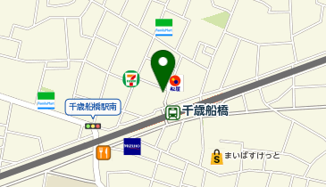 福のから千歳船橋店の地図画像