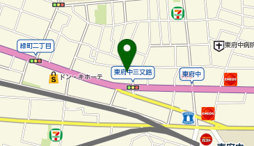 MINI府中MINI修理受付工場の地図画像