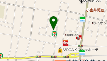 クリーニングKYOEI・MAX小金井3号店の地図画像