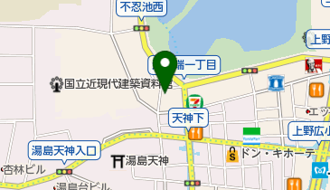 池之端ホンゴウダンス倶楽部の地図画像