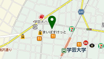 アースサポート学芸大学の地図画像