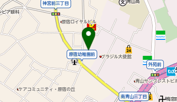 原宿ゴルフアカデミーの地図画像