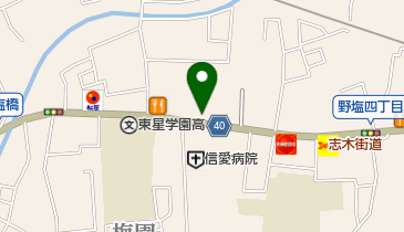 和庵気功整体カイロプラクティックの地図画像