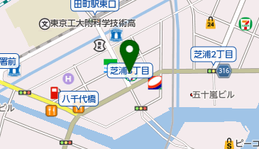 加圧スタジオB&B田町スタジオの地図画像