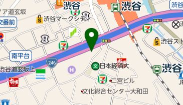 日本経済大学大学院の地図画像