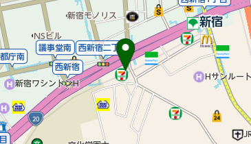 新宿クレアクリニックの地図画像