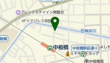 むさしの薬局中板橋店の地図画像