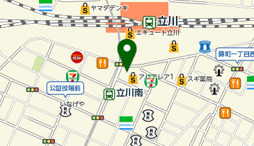 CEC外語センター立川校の地図画像
