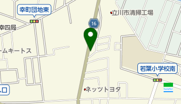 セキ理容室の地図画像