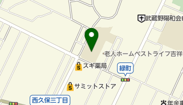 武蔵野東教育センターの地図画像