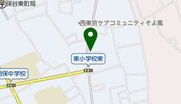 補聴器本舗保谷の地図画像