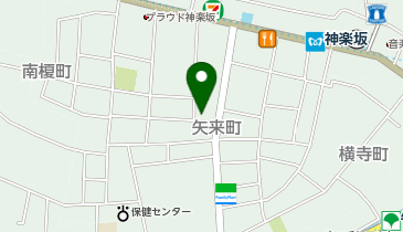 矢来能楽堂の地図画像