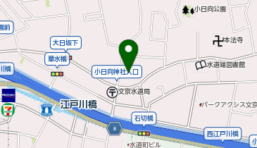 文京区役所 区民施設 江戸川橋体育館の地図画像