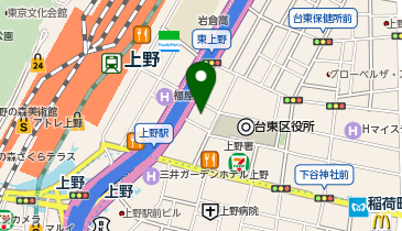 ペットサロンLibon上野店の地図画像
