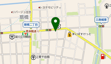 リサイクルショップ生活快館ララの地図画像