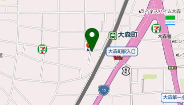 ちよだ鮨 京急大森町店の地図画像