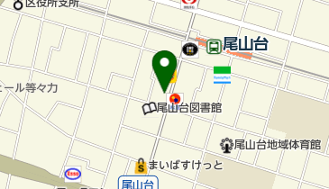 ハッピーロード尾山台整骨院の地図画像