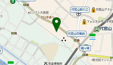 グリニッチ(greeniche)代官山の地図画像