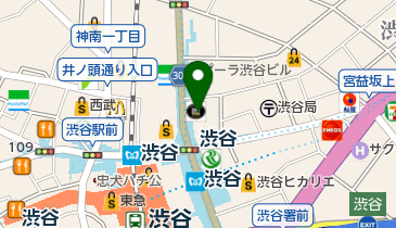 だしや渋谷宮益坂店の地図画像