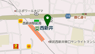 シェーン英会話 イオン西新井校の地図画像
