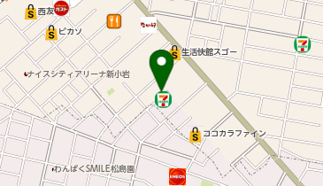 ちよだ鮨 新小岩ルミエール店の地図画像