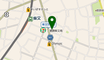 うさぎのしっぽ柴又店の地図画像
