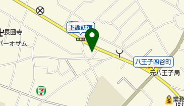 なりた動物病院の地図画像