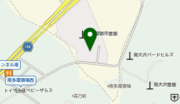 八王子市役所 市民部 市民生活課 南多摩都市霊園の地図画像