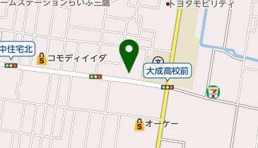 東洋自動車株式会社の地図画像