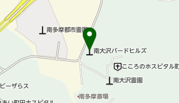 南大沢バードヒルズの地図画像