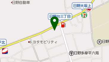 トヨタ西東京カローラ株式会社 日野店の地図画像