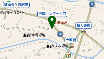 メナードフェイシャルサロン多摩関戸の地図画像