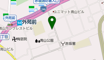 青山社中株式会社の地図画像