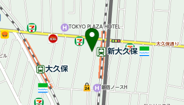 大久保管楽器店の地図画像