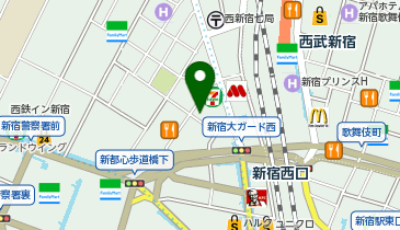 サウンドスタジオノア新宿店の地図画像
