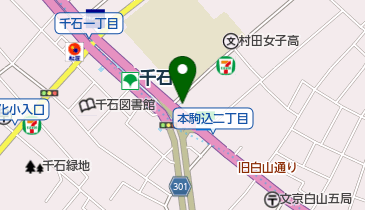 学童クラブアウラ千石の地図画像