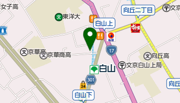 くし家串猿白山店の地図画像