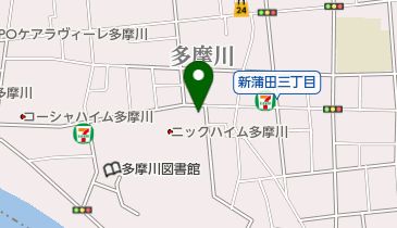 いきいきらいふSPA矢口渡店の地図画像