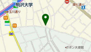 ヘッドスパ専門店ベルシュヴー駒沢本店の地図画像