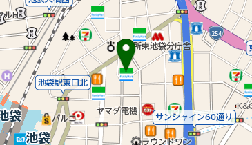 スマフォドクター池袋の地図画像