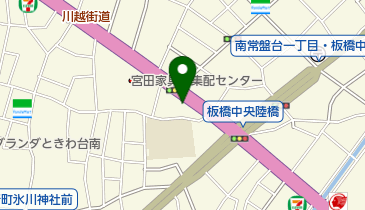セブン理容館の地図画像