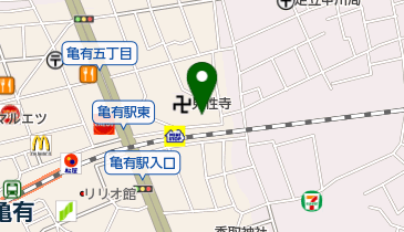 笑篤鍼灸院の地図画像