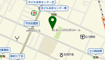 立川市地域文化振興財団(公益財団法人)の地図画像