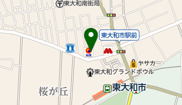 ハローランチ東大和店の地図画像