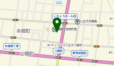セレモア 八王子大横町会館の地図画像