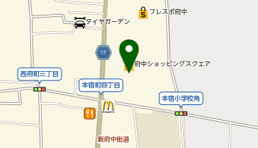 コルモピア府中西原店の地図画像