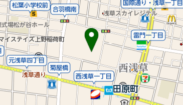 須藤石材株式会社浅草・東本願寺営業所の地図画像