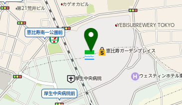 ラフィネ恵比寿ガーデンプレイス店の地図画像