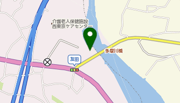 モバワン青梅友田店の地図画像